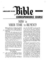 AC Bible Corr Course Lesson 23 (1960)