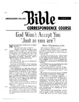 AC Bible Corr Course Lesson 24 (1961)
