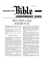 AC Bible Corr Course Lesson 34 (1964)
