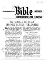AC Bible Corr Course Lesson 31 (1963)