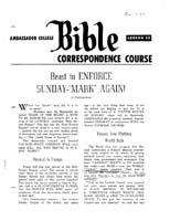 AC Bible Corr Course Lesson 32 (1963)