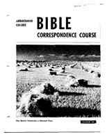 AC Bible Corr Course Lesson 38 (1965)