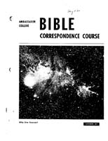 AC Bible Corr Course Lesson 41 (1965)