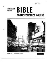 AC Bible Corr Course Lesson 43 (1966)