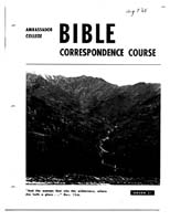 AC Bible Corr Course Lesson 51 (1968)