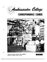 AC Bible Corr Course Lesson 53 (1969)