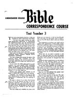 AC Bible Corr Course Test No 03 (1961)