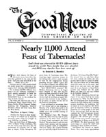 Good News 1961 (Vol X No 11) Nov