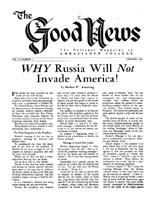 Good News 1952 (Vol II No 01) Jan