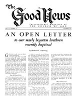 Good News 1957 (Vol VI No 10) Oct