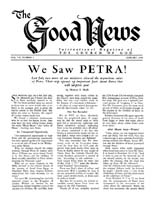Good News 1958 (Vol VII No 01) Jan