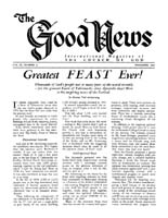 Good News 1960 (Vol IX No 11) Nov