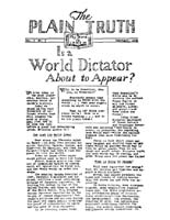 Plain Truth 1934 (Vol I No 01) Feb