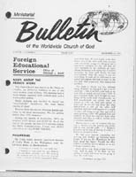 Bulletin 1970 (Vol 01 No 06) Nov 12