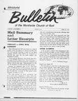 Bulletin 1971 (Vol 02 No 02) Apr 30
