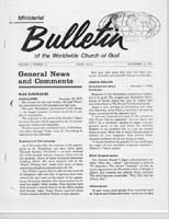 Bulletin 1972 (Vol 03 No 13) Nov 14