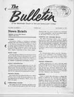Bulletin 1973 [Vol 01 No 01] Dec 18