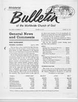 Bulletin 1973 (Vol 04 No 11) Jun 19